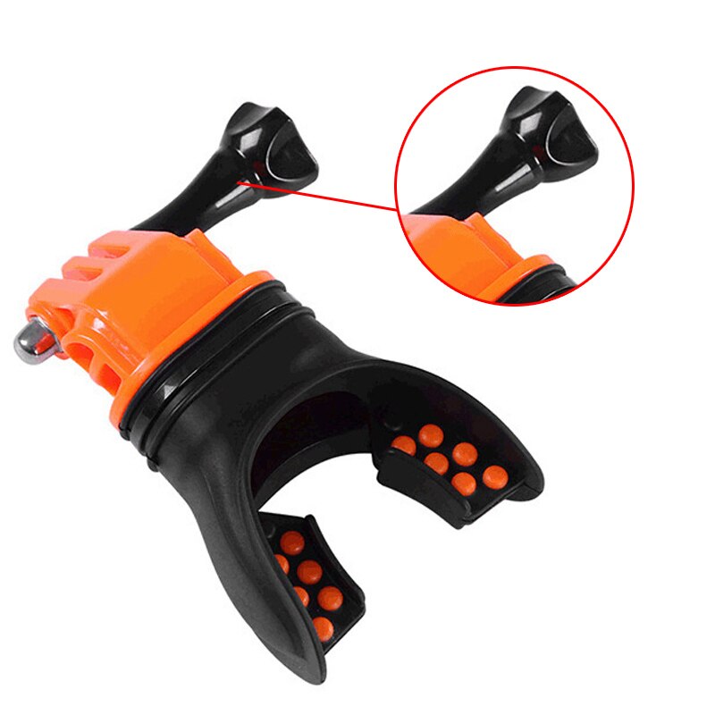 Soporte dental con soporte para la boca para GoPro Hero SJCAM accesorios para cámara de buceo y surf