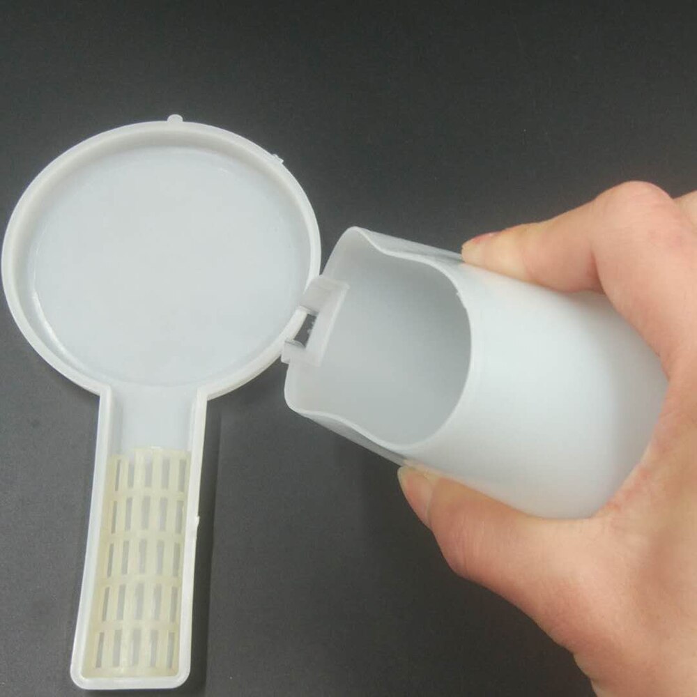 Alimentador de apicultura de abelha, sistema de alimentação para abelha, plástico, 600ml, capacidade de rega, tigela, bebedouro, ferramentas de jantar, 1 peça