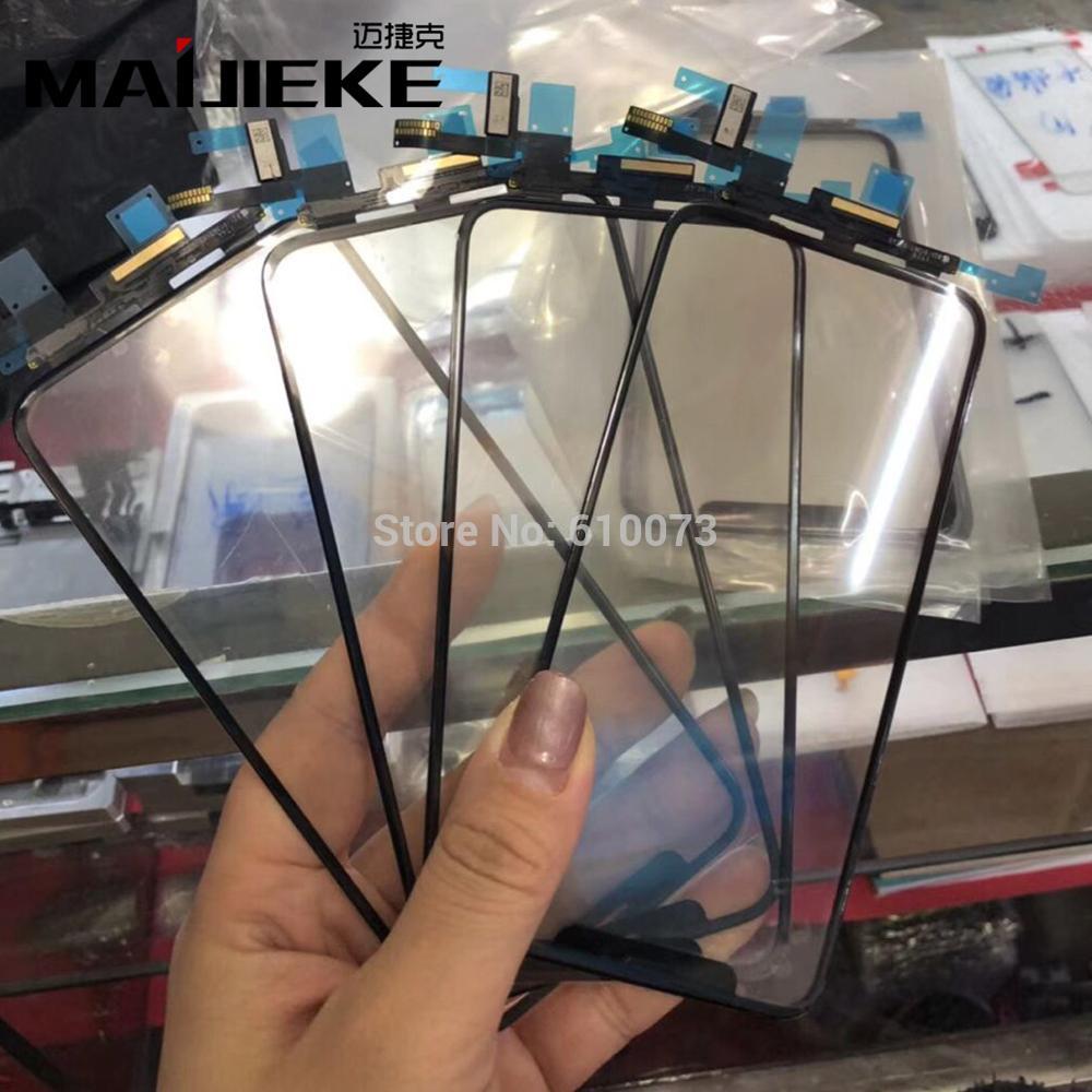 MAIJIEKE AAA Bildschirm berühren Tafel Digitizer Ersatz für iPhone 11 Profi max X Xs max XR LCD äußere Glas Abdeckung objektiv Reparatur Teile