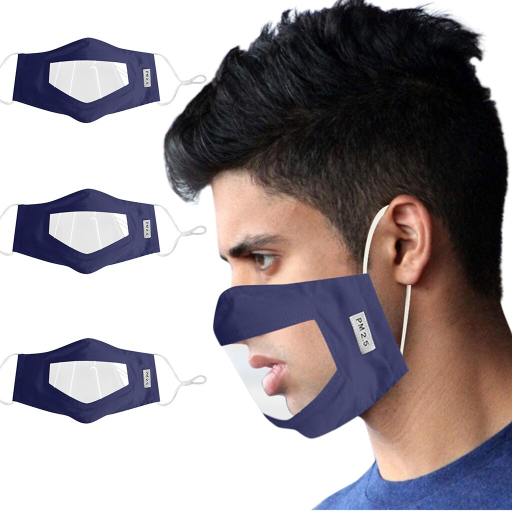 Makss Bambini Bambino Aldult Viso Maks Con Finestra Trasparente Visibile Espressione Per Non Udenti E Problemi Di Udito Mascarillas Masque: L