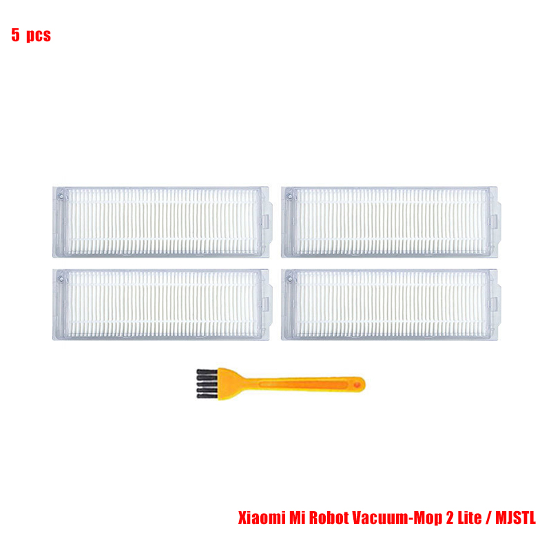 For XiaoMi Mi Robot Vacuum Mop 2 Lite / 2 Pro / MJSTL / MJST1SHW Main Side Brush Hepa Filter Mop Colth Spare Parts Accessories: Brown