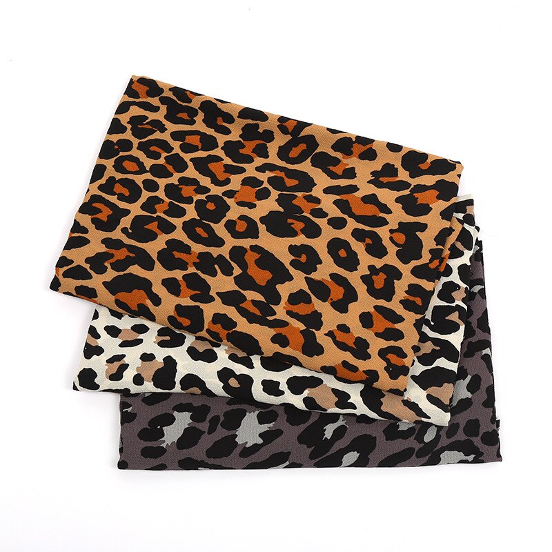 Stof til skjorter af leopard-print polyester stof eksploderede i efteråret og vinteren huayao trykt stof chiffon stof
