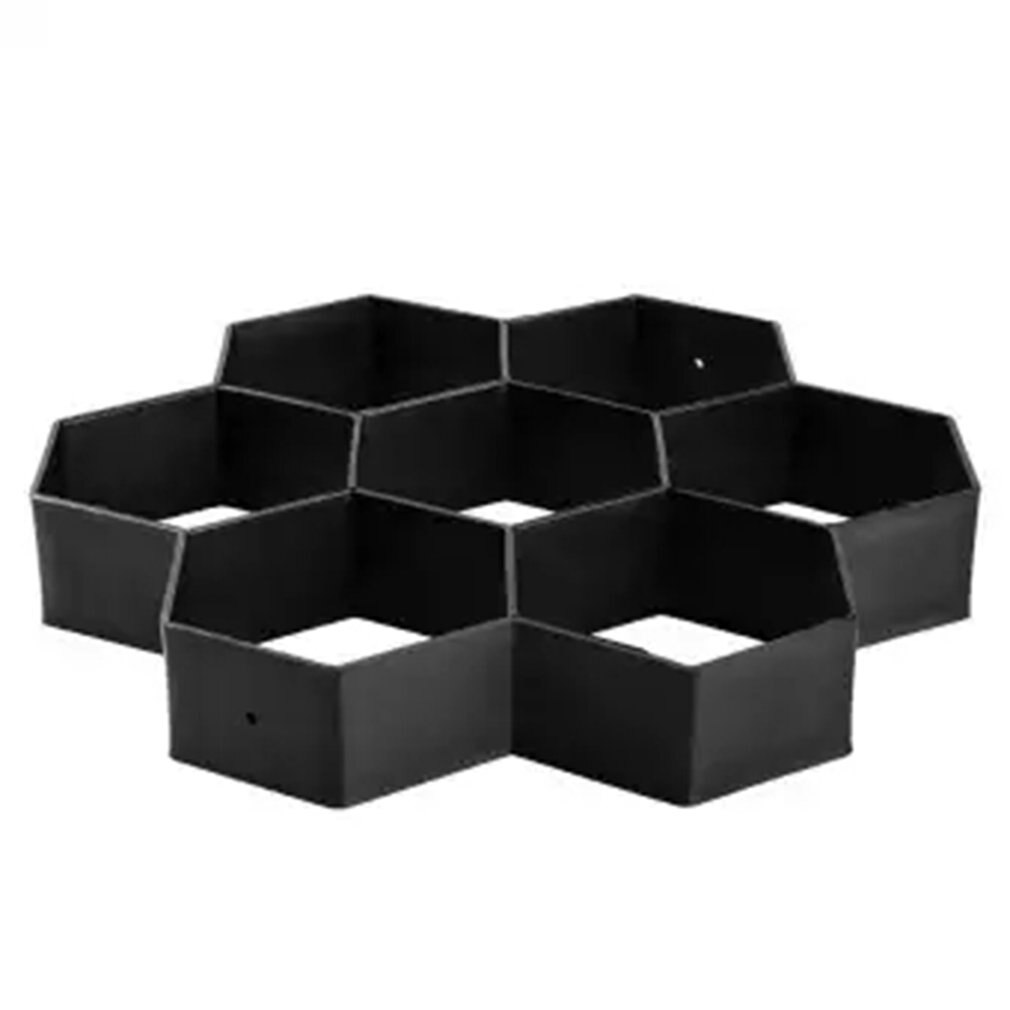 Moldes de piedra de pavimentación para jardín Diy, máquina para caminar en el Patio, piedra paso a paso, molde de adoquín de hormigón, molde para construir pavimentos reutilizable
