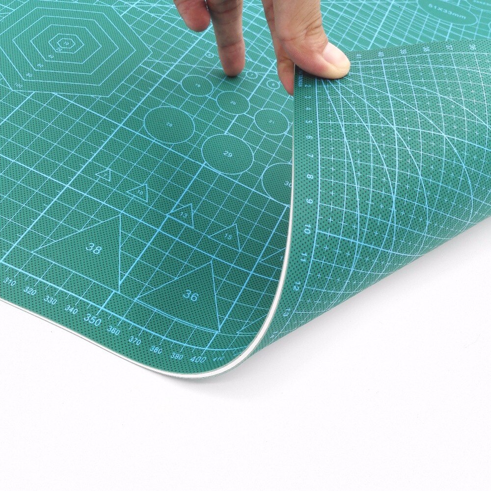 A2 Double Faced Cutting Plate Double Sided Flexible Fabric Rotary Cuttign Mat White Core Layer 60x45cm