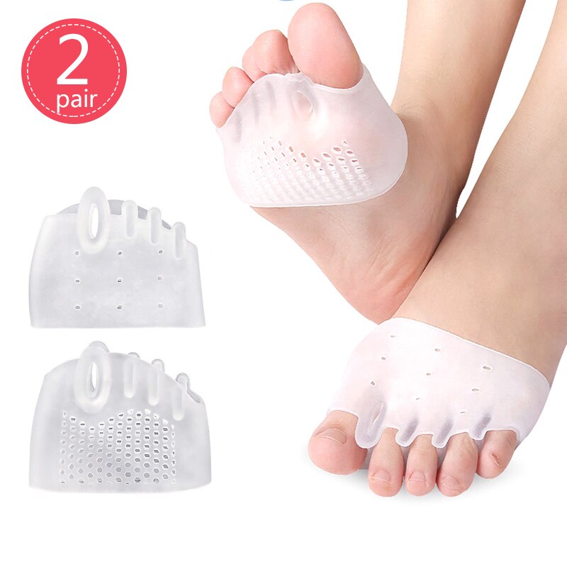Corrector ortopédico para juanetes, separador de dedos del pie, almohadilla de corrección, herramienta para el cuidado del antepié, 1-4 pares: 2Pair G128 T