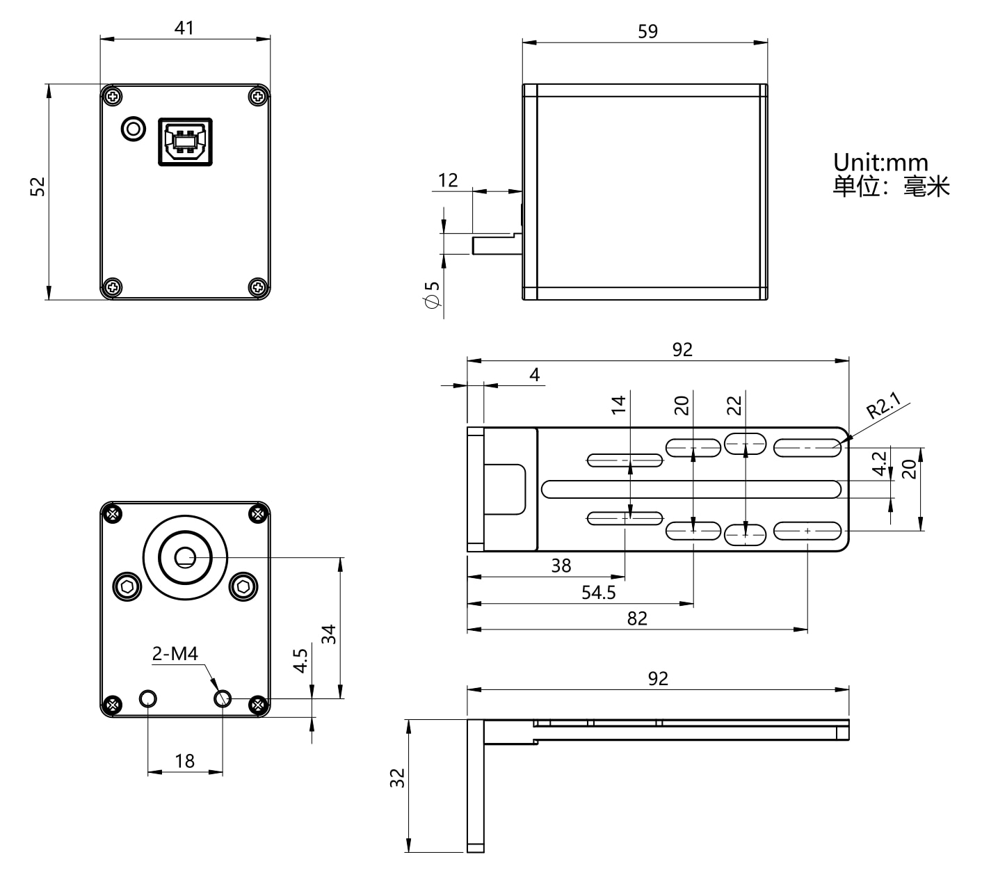 ZWO Standard Electronic Automatic Focuser (EAF) - EAF-S ZWO EAF-5V C11 C14 C8 C925