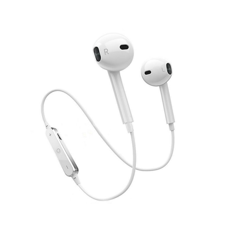 S6 bluetooth head set wireless earphone with microphone stereo sports running earplug headphone for iPhone Huawei headsets