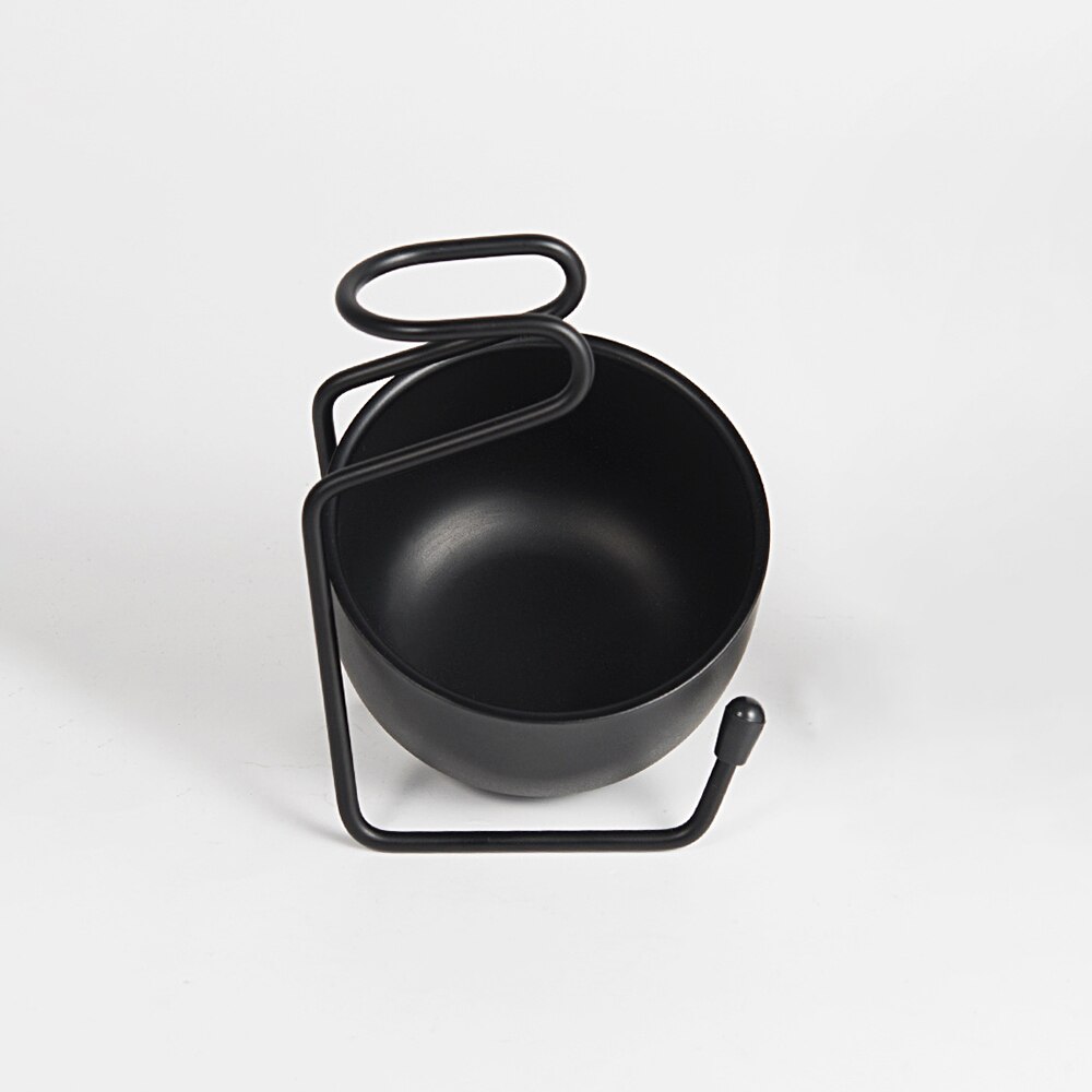 Juego de brochas de afeitar para hombre, cuenco para Espuma Facial de aleación, soporte para afeitado de barba, limpiador de bigote, taza de afeitar, accesorios de estilismo: rack bowl