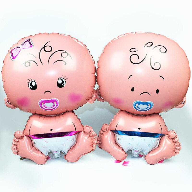Dibujos Animados niñas Ángel Bebé globos de aluminio bebé niña 1th cumpleaños decoraciones niños Decoración