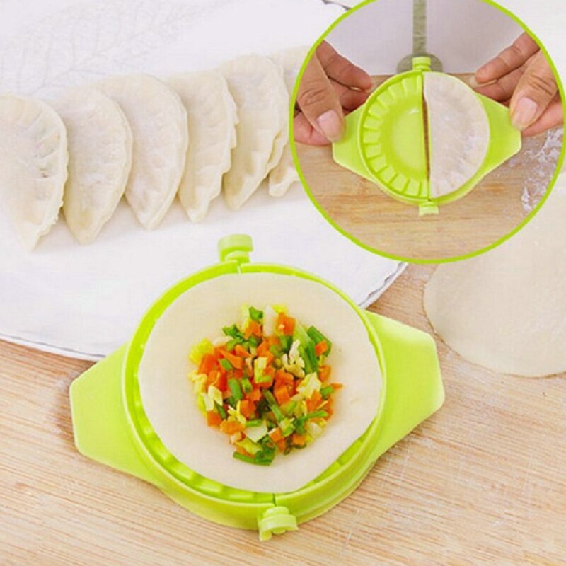 Kjøkken tilbehør dumplings verktøy dumpling jiaozi maker enhet enkel dumpling form klips kjøkken dingser verktøy cozinha redskap d