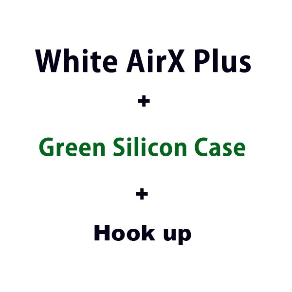 TOP 1562A Chip AirX Plus ANC TWS Wireless Bluetooth Earphones Active Noise Cancelling Earbuds 12D Super Bass HD MIC 6-8H Battery: White-Green case