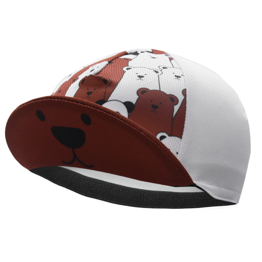 Cartoon Cat Cycling Cap Grappige Racefiets Muts Mooie Dieren Fiets Hoofddeksels Zonnescherm Ademend Mtb Mannen En Vrouwen Gorra Ciclismo: GRIJS
