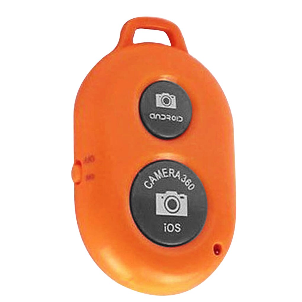 Bluetooth Fernbedienung Geschmack kabellos Regler Selbstauslöser Kamera Stock Auslöser Telefon Einbeinstativ Selfie für ios für Android: orange