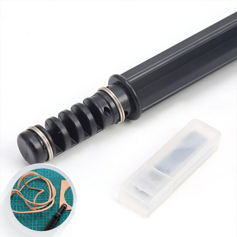 1 einstellen 6in Leder Schneiden Werkzeug schwenken Werkzeug Leder Streifen Gurt Cutter Handwerk Hand Werkzeuge mit 3 Klingen DIY Leder schneiden einstellen