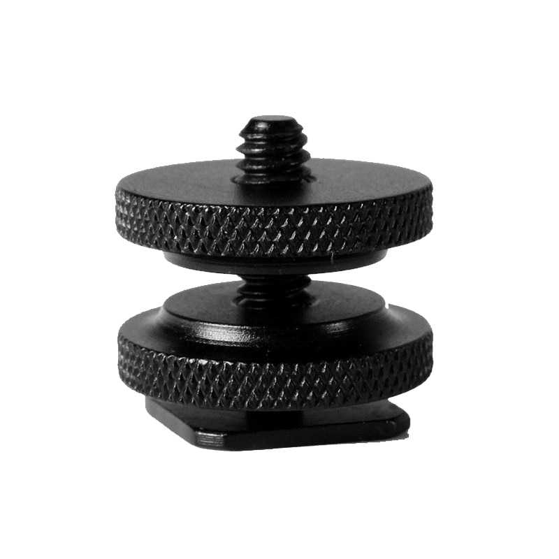 GAQOU 1/4 "3/8" Draad Schroef Shoe Mount Adapter Statief Plaat Schroef EB Mount voor Camera Flash Statief light Stand Metal