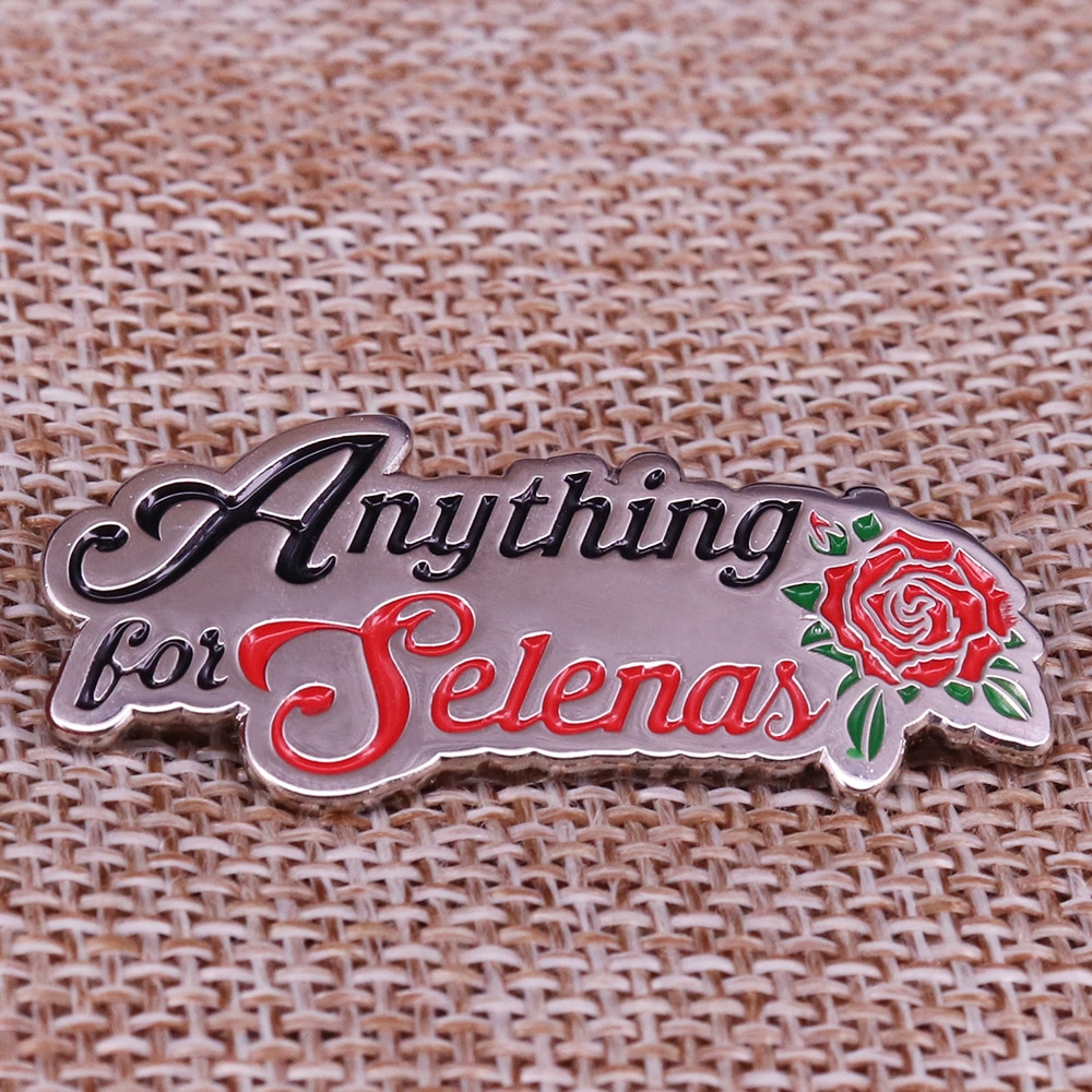 Allt för selenas pin badge selena quintanilla för kvinnor