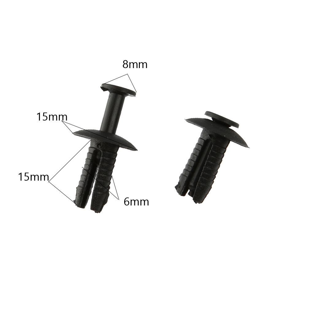 60x Bumper Mount Rivet Body Trim Clip For BMW E30 E36 E46 E39 E38 Z1