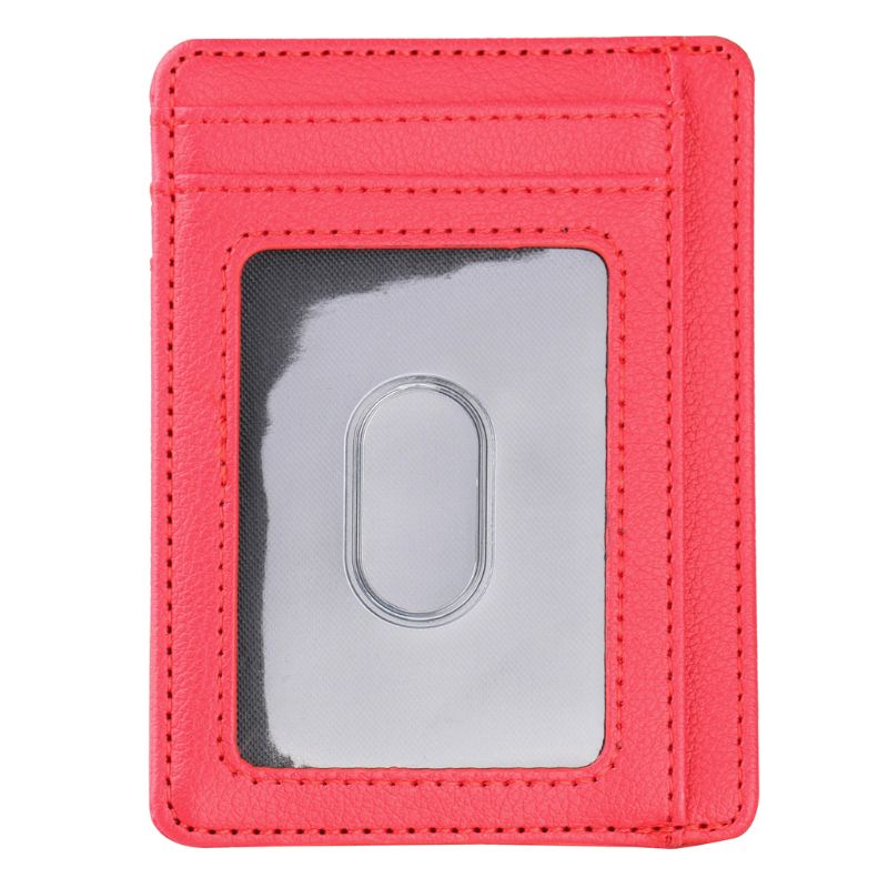 Ultra Slim RFID Blocking Minimalist Wallet Business Card Cover Case Super Thin Men Leather Bank ID Credit Card Holders: R3