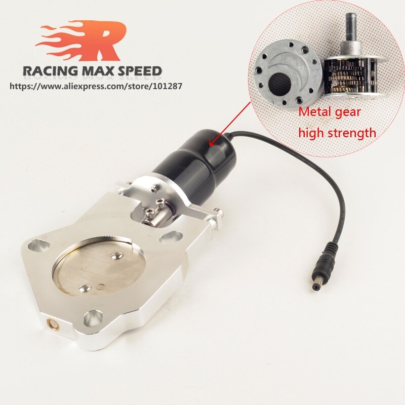 Universal Exhaust Billet electric exhaust valve butterfly valve for 2.5 inch 3 INCH exhaust cutout system with switch button CVS