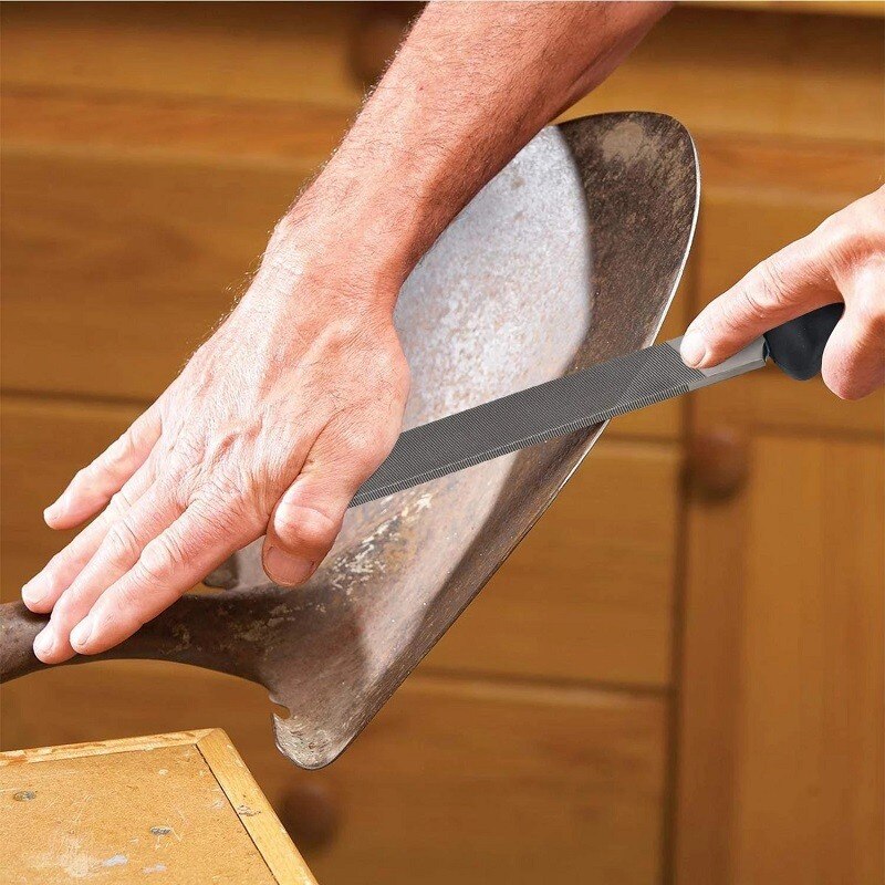 1pcs Steel Files Metal Craft Carving Medium-Toothed Woodworking File Flat Triangle Round Square Half-Round Wood Rasp