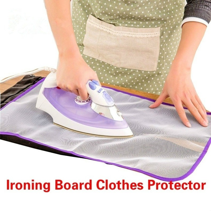Funda protectora para tabla de planchar, prensa de malla para planchar, ropa delicada Protector de tela para proteger, accesorios para el hogar