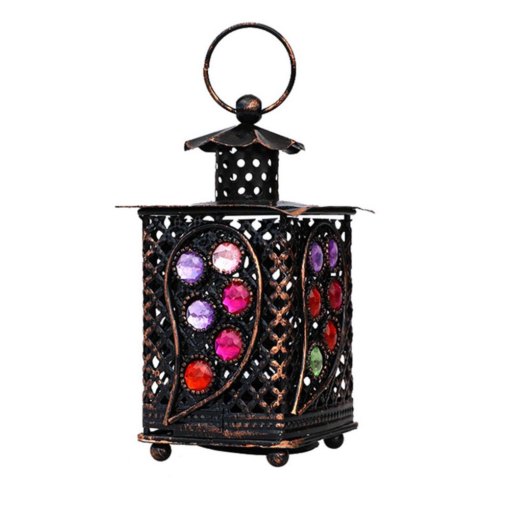 Christmas Decorations For Home Lantern Led Candle Square Light Candles Ornaments Santa Claus Year Elk Lamp Kerst: Square