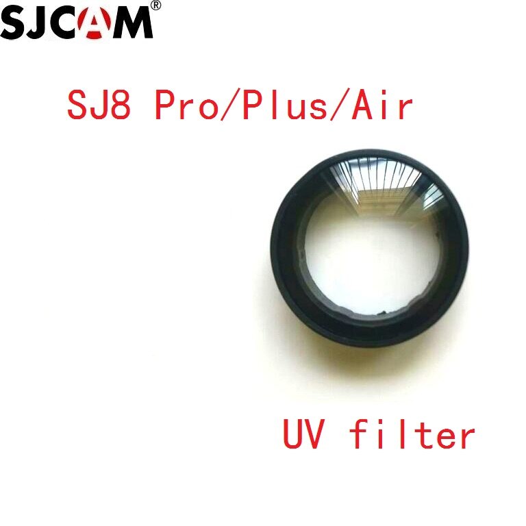 Oryginalne akcesoria SJCAM SJ8 Pro/Plus/Air osłona obiektywu/pokrywa/szkło filtr UV/folia zabezpieczająca ekran/rama do SJ8 kamera akcji: Lens UV filter