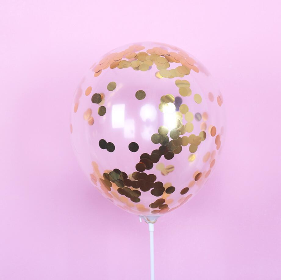 Dessin animé chapeau 5 pièces/lot ballons clairs or étoile feuille confettis ballons transparents décorations de fête dessin animé chapeau: 6