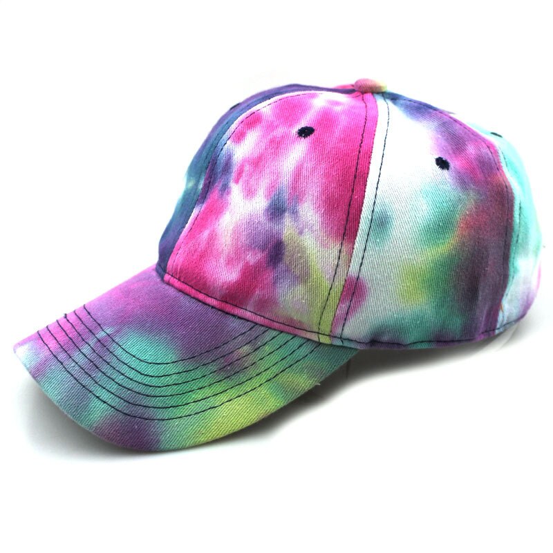 Graffiti baseball cap mænd kvinder trend farverige forår sommer snapback hat justerbar sol hat afslappet bone caps: C3