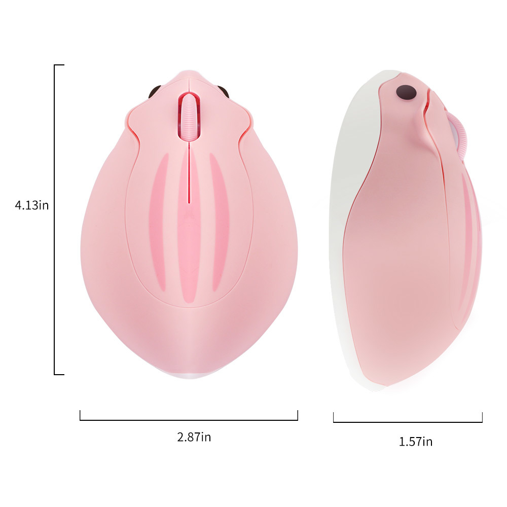 Wireless 2.4G Mouse Cute Hamster Cartoon Mause Ergonomic Mini Optical Mice With Pine Nut Mouse Pad For PC Laptop