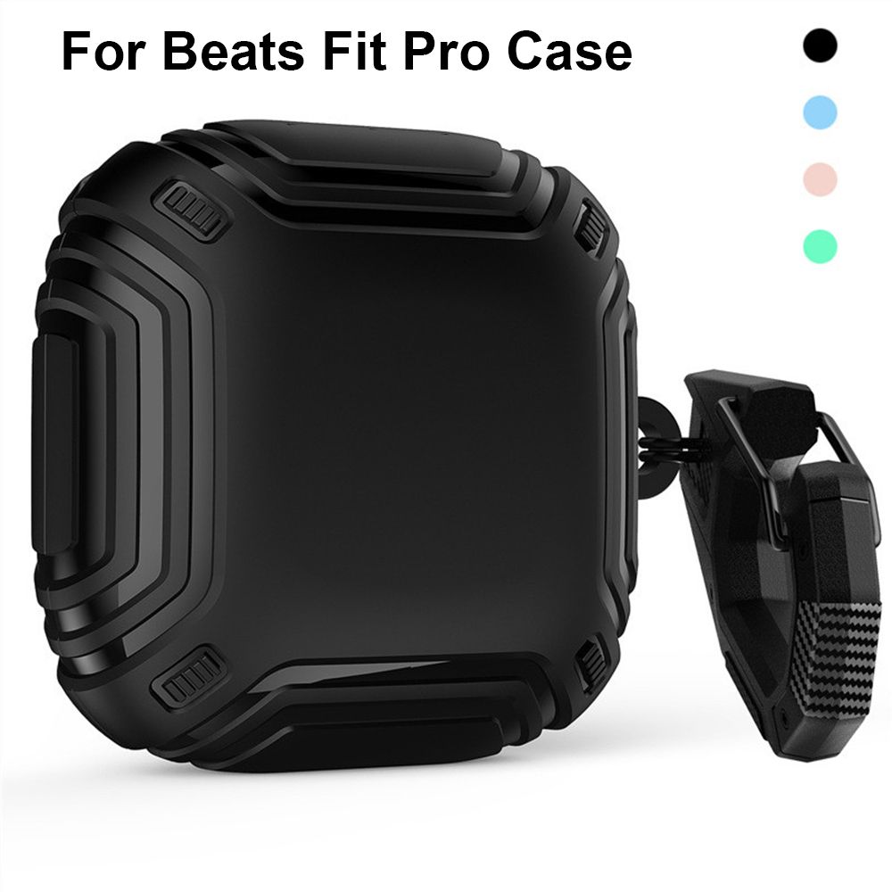 Bæretaske til Beats Fit Pro - Stødsikker TPU Hård Skal - Høretelefontilbehør