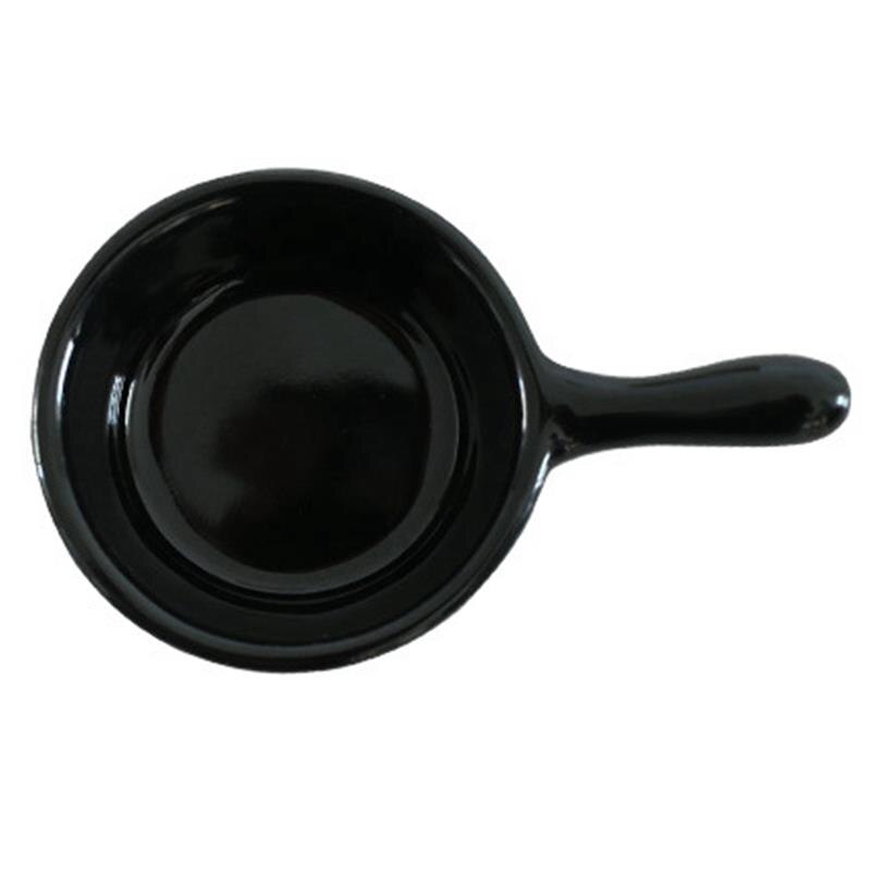 Multicolor Keramische Saus Schotel Effen Kleur Dompelen Plaat Kruiden Gerecht Saus Saus Schotel Kruiden Plaat Voor Home Restaurant: Black