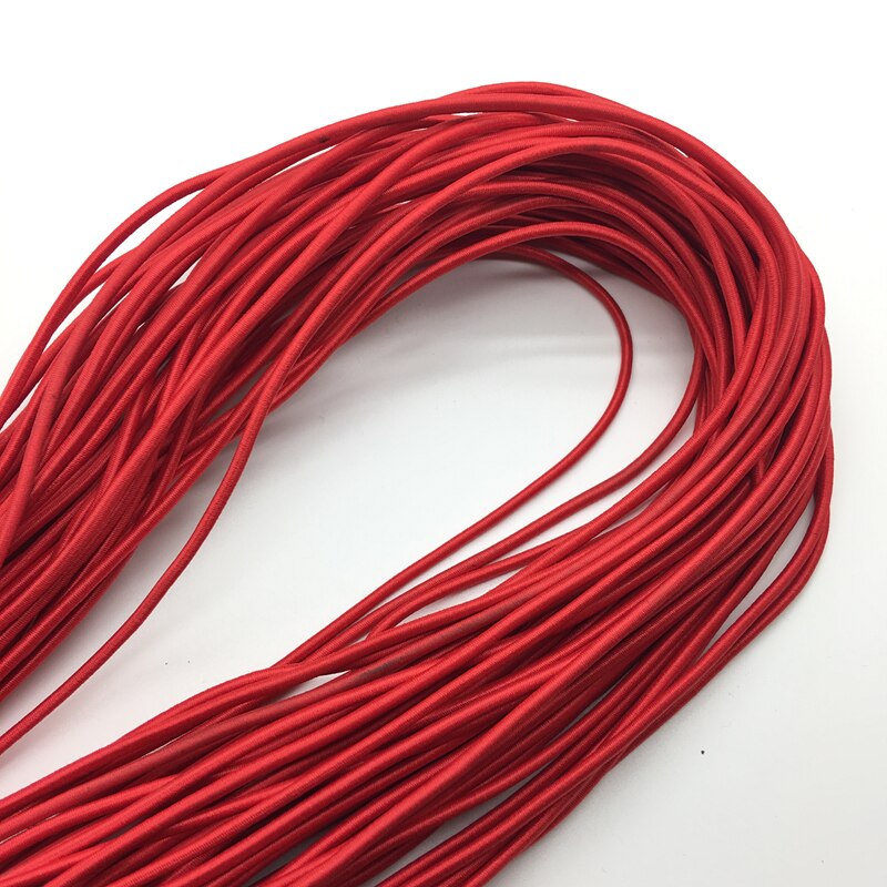 5 meter/lot rode sterke elastische bungee-koord schokkoord om sieraden vast te binden, kies de kleur: Default Title