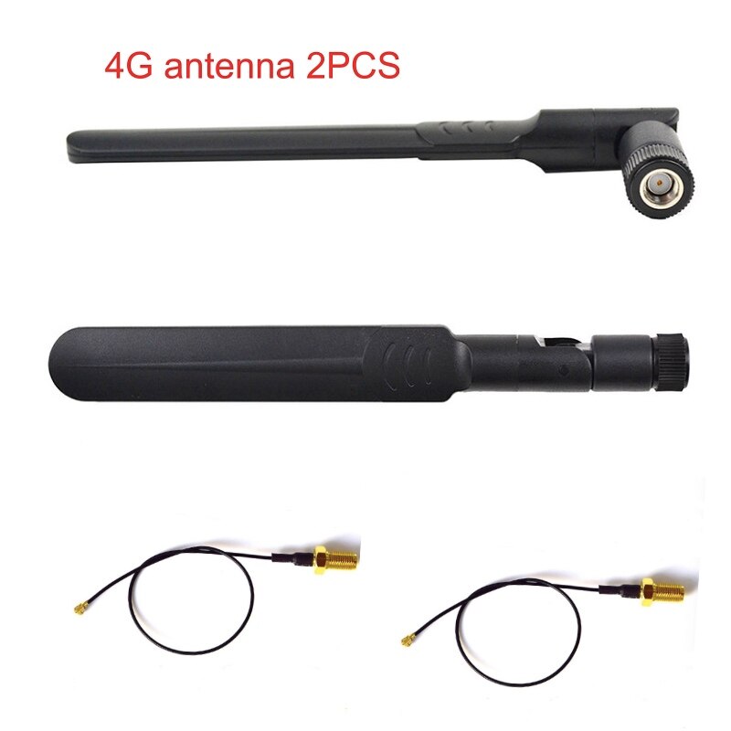 2.4GHz 2 x 5dBi 3g4g WiFi Antenna Aerial SMA Male wireless router RP-SMA Antenna + 2 x 10cm U.fl / IPEX Cable: 2PCS  4G