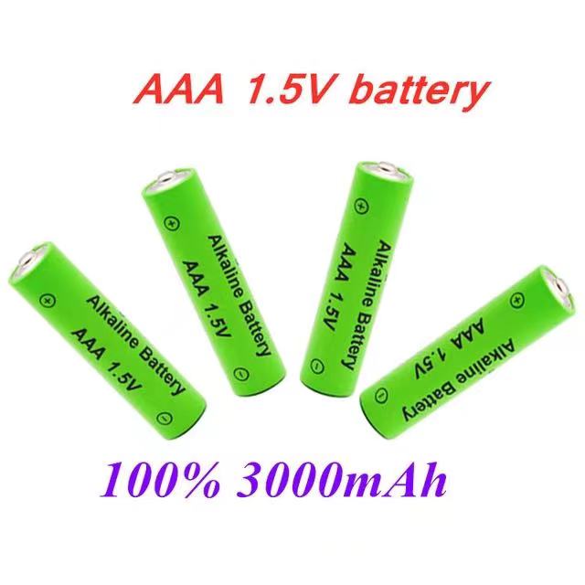100% neue 3000mah 1,5 V AAA Alkaline Batterie AAA akku für Fernbedienung Spielzeug Batery Rauch alarm mit ladegerät
