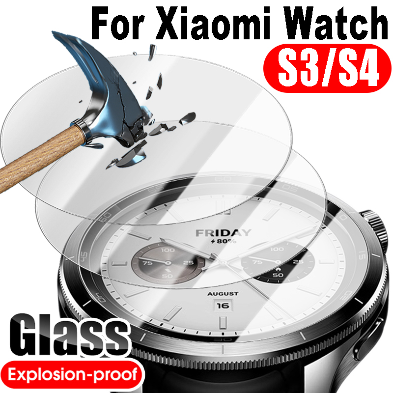 Smartwatch gehärtetes Glas für Xiaomi Uhr S4 S3 Displayschutzfolien für Xiaomi Uhr S3/4 Härte Schutzfolie Abdeckung