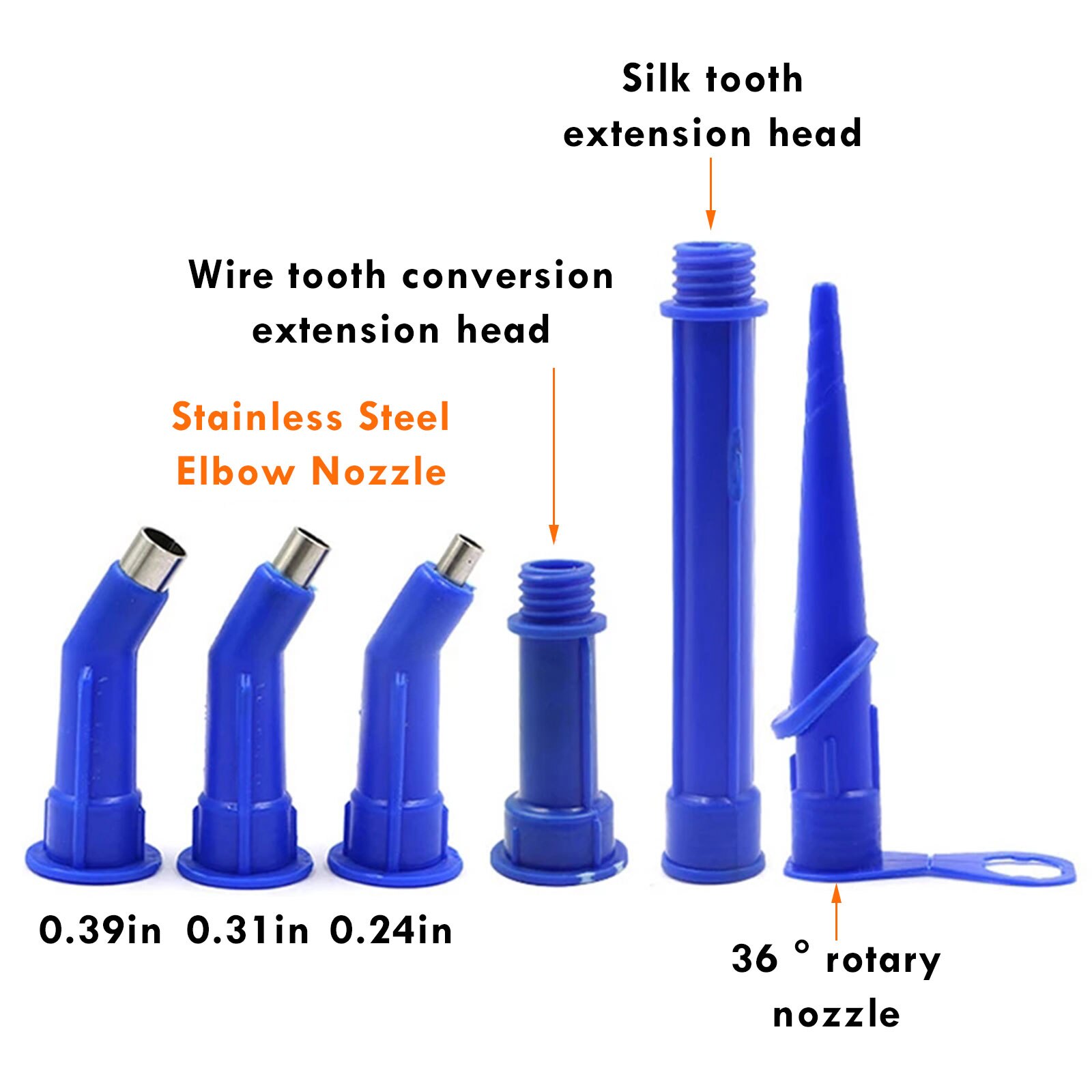 310ml Sealant Glass Glue Spray Gun Pneumatic Gun Caulk Nozzle Applicator Kit Finishing Tool Reusable Sprayer Caulking Tools Set