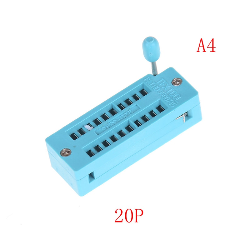 1pc 14/16/18/20/24/28/32/40 Pin IC Test Universal ZIF Socket Universal IC Test Universal ZIF Socket
