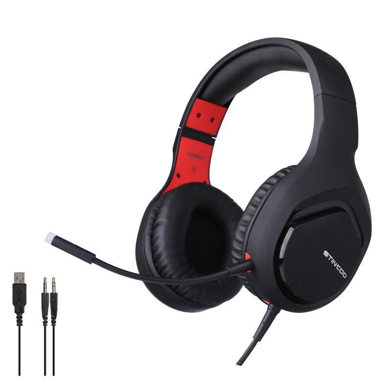 Somic GS301 słuchawki gamingowe Stereo przewodowe z Detachble mikrofonem głos izolacji dla Laptop Gamer efekt basowy 7.1 wersja: USB 3.5MM  with box