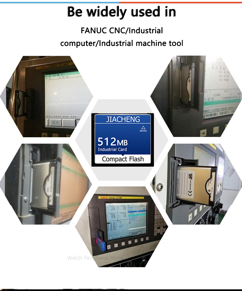 Industrial Compact Flash CF Card 32MB 64MB 128MB 256MB 512MB 1GB 2GB 4GB 8GB PCMCIA Memory Card