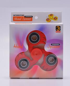 Vingertop Gyro Handspin Gyroscoop Vingers Spiraal Stress Reliever Zweepslagen Top Speelgoed Hobby Klassieke Speelgoed Tol: Red Fingertip Gyro