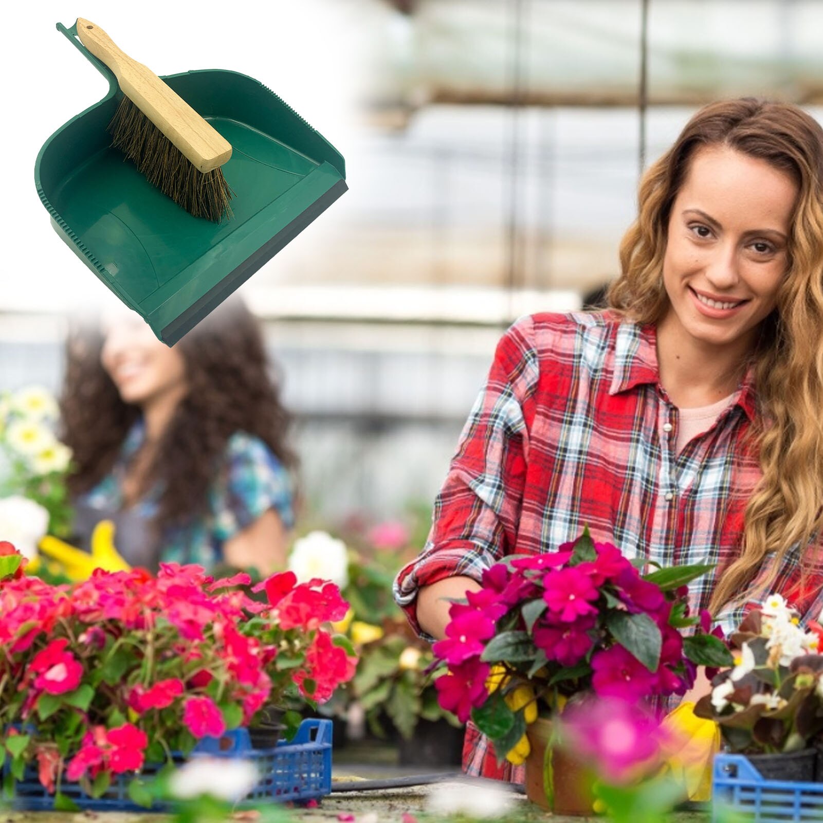 Garden Dustpan And Brush Set Shovel Pan Tool High Save Time Hand Brush Dustpan garden balcony cleaning dustpan Garden