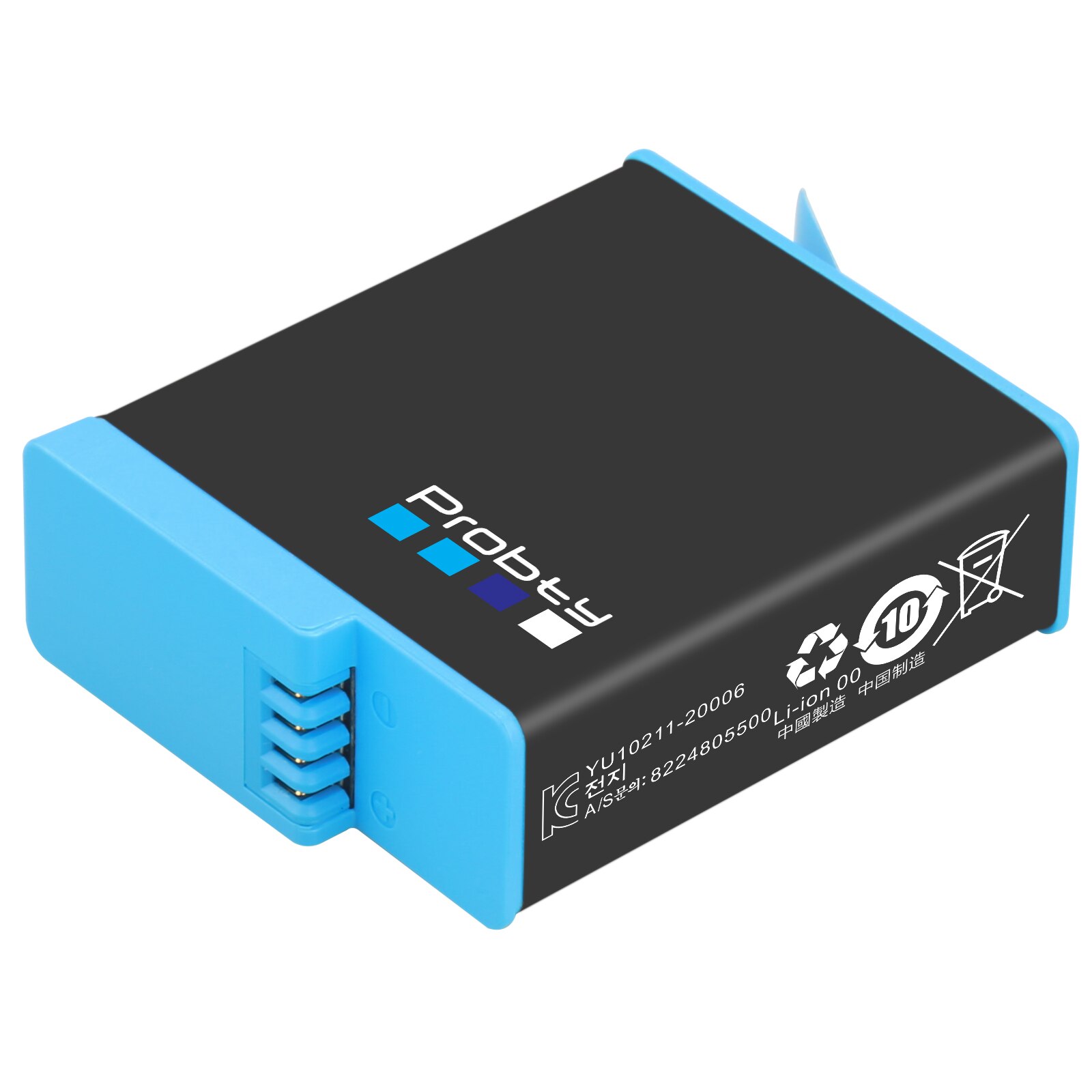 Originele Probty Voor Gopro Hero 9 Batterij 2 Slot Lader Kit Opbergdoos Oplader Voor Gopro Hero 9 Zwart Hero9