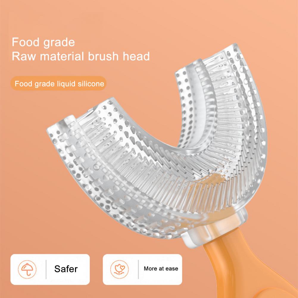 Kids Tandenborstel Pp Handvat 360 Graden Reiniging Draagbare Baby U Vorm Tandenborstel Voor Gum Care