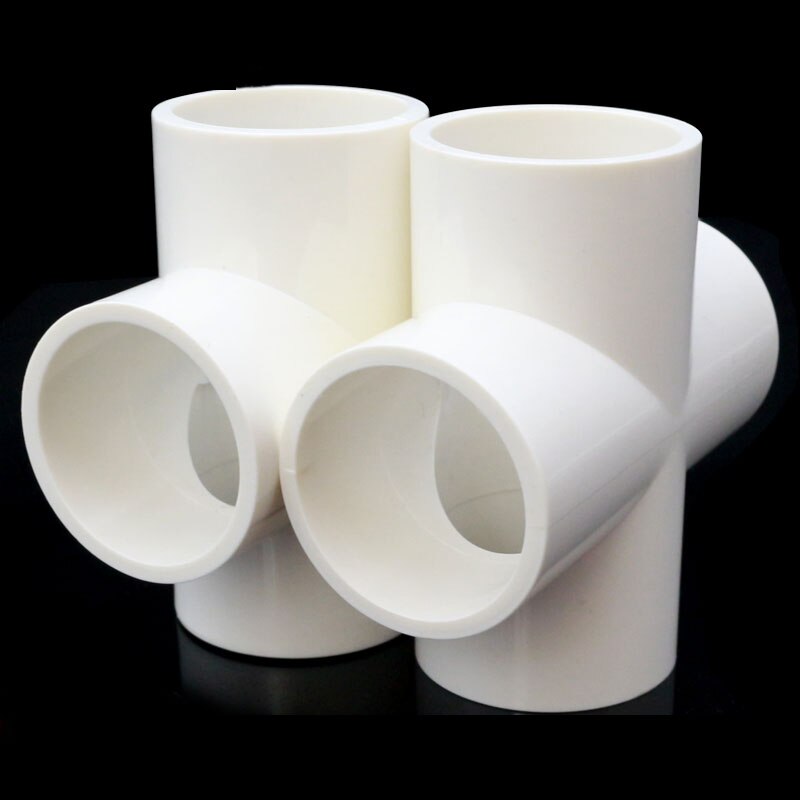 NuoNuoWell 4 Way Cross PVC Connector-20/25/32mm Waterleiding Gezamenlijke Slang Reparatie Slip PVC fittings