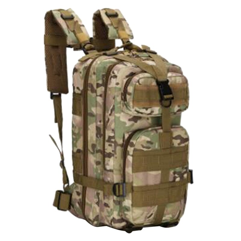 25-30L Leisure Sports Bag Outdoor Travel Backpack Mountaineering Bag for Travel Cycling Hiking Camping: camouflage