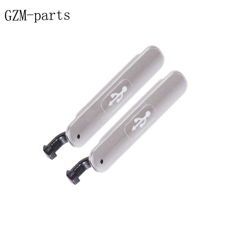 GZM-piezas de accesorios para teléfono móvil, enchufe de puerto de carga para Samsung Galaxy S5, tapa de puerto USB, tapón de polvo de