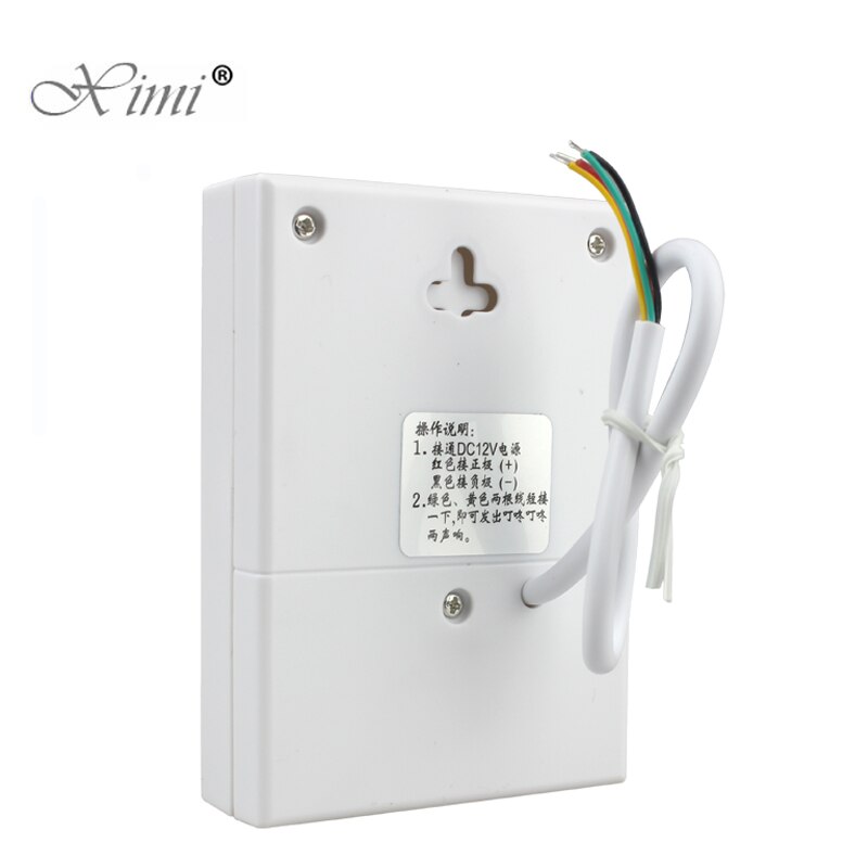 Wired Door Bell Chime DC 12V Vocal Wired Doorbell Welcome Door Bell For Office Home Security Access Control System White