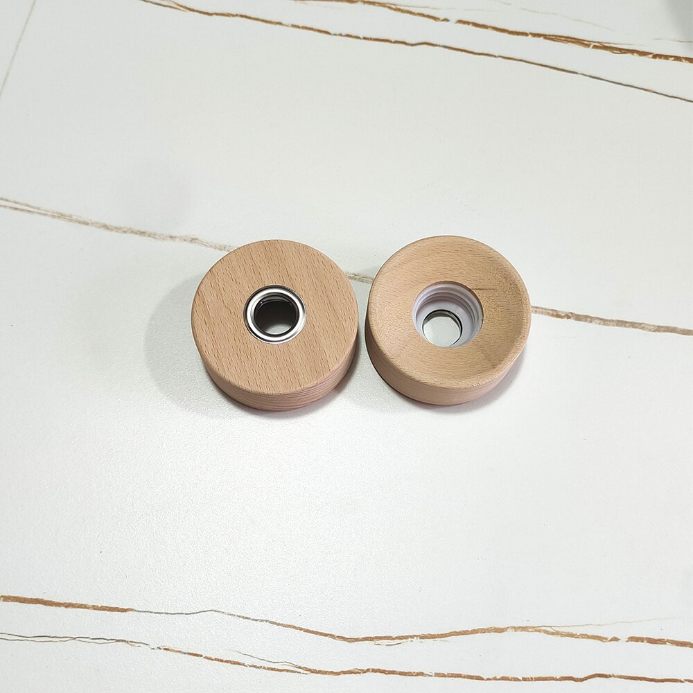 1pcs Round/Square Natural Wooden Caps for Aromatherapy Diffuser Bottle Essential Oil diffused Wood Essential Oil Wooden Caps