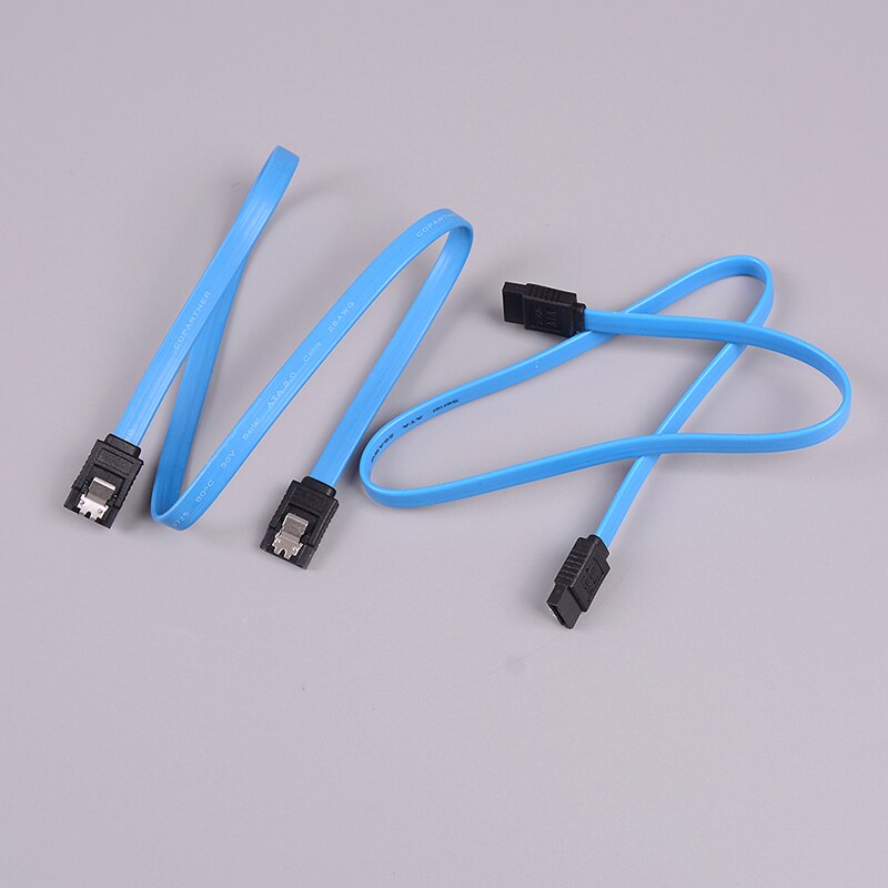 2pcs HDD SSD SATA 3.0 III 6Gb/s Straight Cables Right Angle Hard Disk Drive Data Cable SATA 3 Cable Flat Data Cord for HDD SSD